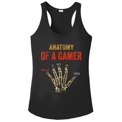 Anatomy Of A Gamer Gaming Gifts For Gamer Ladies PosiCharge Competitor Racerback Tank