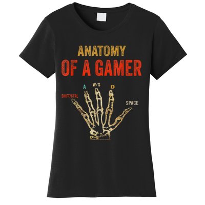 Anatomy Of A Gamer Gaming Gifts For Gamer Women's T-Shirt