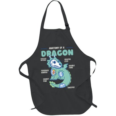 Anatomy Of A Dragon, Funny Dragon Shirt Boys Apron