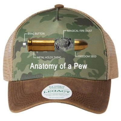Anatomy Of A Pew Labeled Gift Legacy Tie Dye Trucker Hat