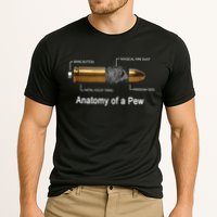 Anatomy Of A Pew Labeled Gift Cooling Performance Crew T-Shirt