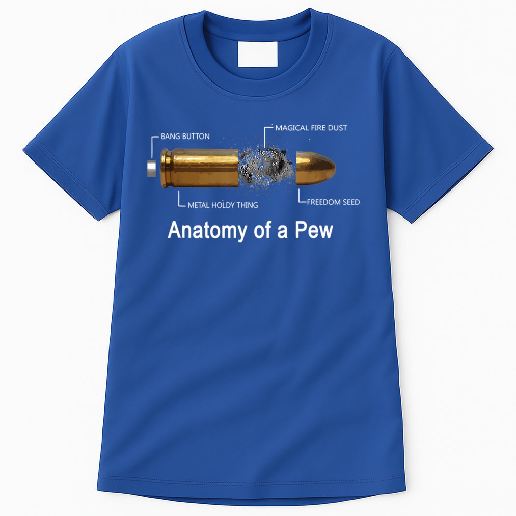 Anatomy Of A Pew Labeled Gift Tall T-Shirt