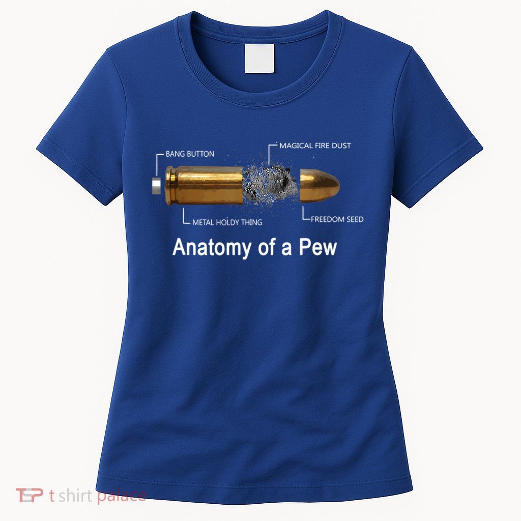 Anatomy Of A Pew Labeled Gift Womens T-Shirt