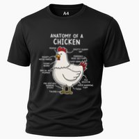 Anatomy Of A Chicken Country Farm Cooling Performance Crew T-Shirt
