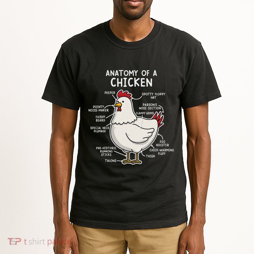 Anatomy Of A Chicken Country Farm Tall T-Shirt