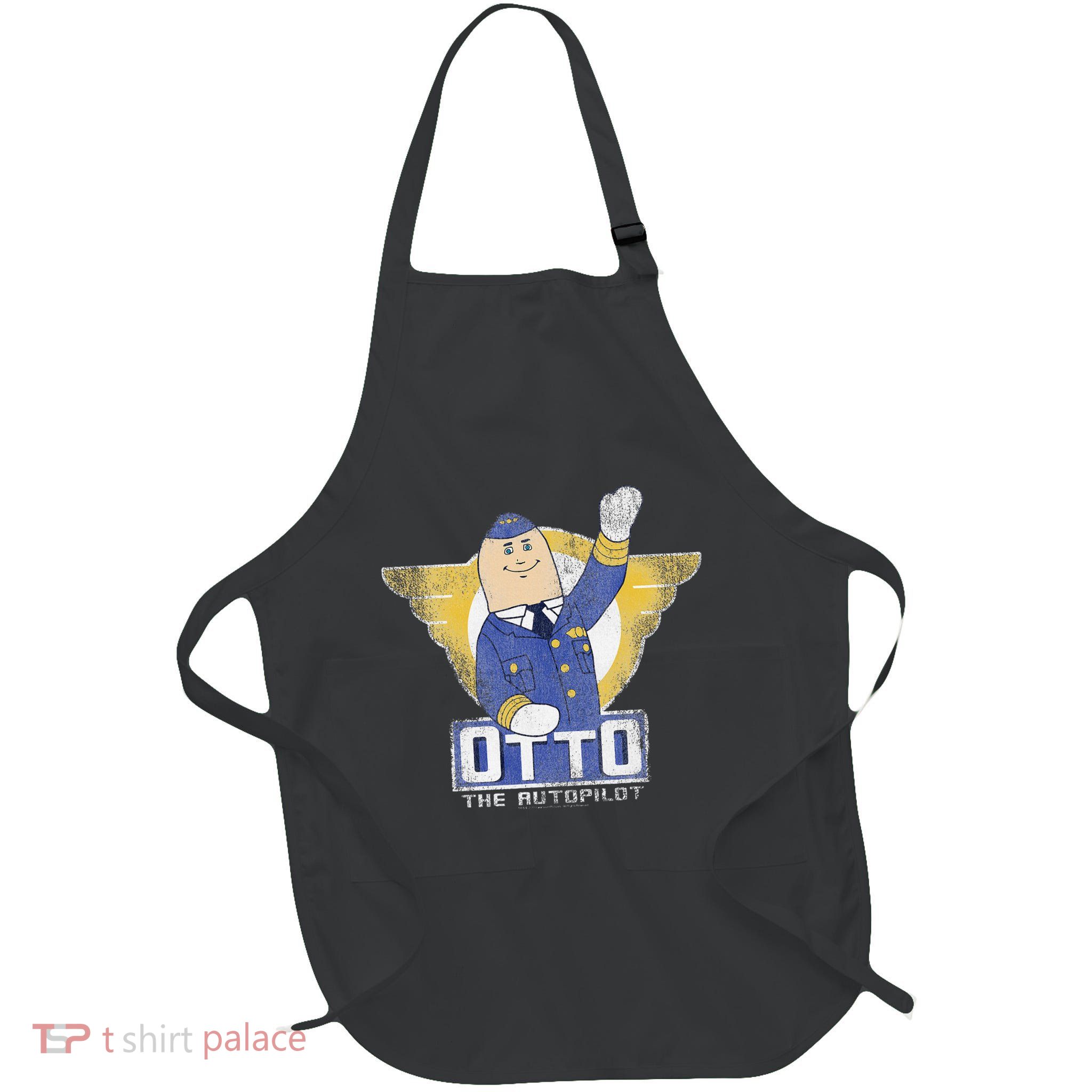 Airplane Otto Full-Length Apron With Pockets