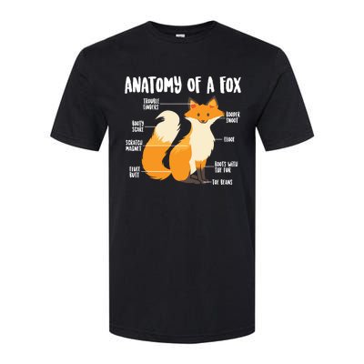 Anatomy Of A Fox | Cute Sweet Carnivore Funny Animal Gift Softstyle CVC T-Shirt