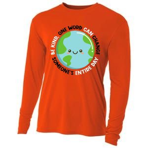 AntiBully Orange Be Kind Unity Day AntiBullying Cooling Performance Long Sleeve Crew