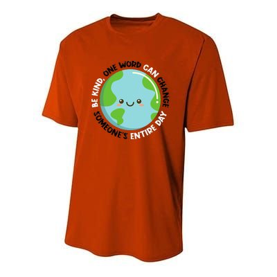 AntiBully Orange Be Kind Unity Day AntiBullying Youth Performance Sprint T-Shirt