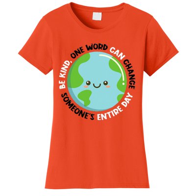 AntiBully Orange Be Kind Unity Day AntiBullying Women's T-Shirt