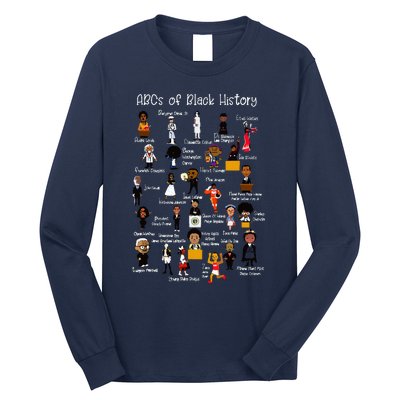 Abcs Of Black History Month Original Juneteenth Long Sleeve Shirt