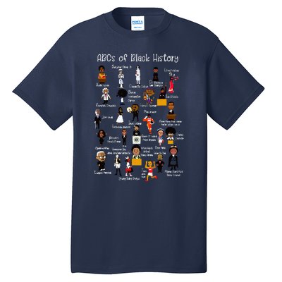 Abcs Of Black History Month Original Juneteenth Tall T-Shirt