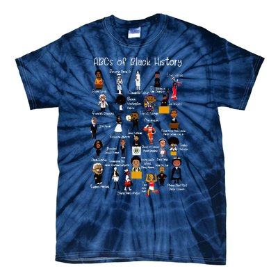 Abcs Of Black History Month Original Juneteenth Tie-Dye T-Shirt