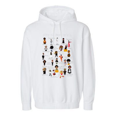 Abcs Of Black History Month Original Juneteenth Garment-Dyed Fleece Hoodie