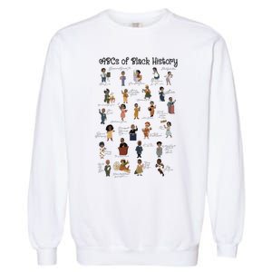 ABCs Of Black History Month Pride African American Teacher Garment-Dyed Sweatshirt