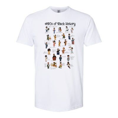 ABCs Of Black History Month Pride African American Teacher Softstyle CVC T-Shirt