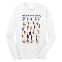 ABCs Of Black History Month Pride African American Teacher Long Sleeve Shirt