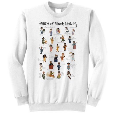 ABCs Of Black History Month Pride African American Teacher Sweatshirt