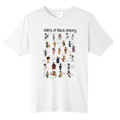 ABCs Of Black History Month Pride African American Teacher Tall Fusion ChromaSoft Performance T-Shirt