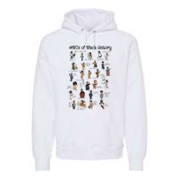 ABCs Of Black History Month Pride African American Teacher Premium Hoodie