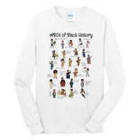 ABCs Of Black History Month Pride African American Teacher Tall Long Sleeve T-Shirt