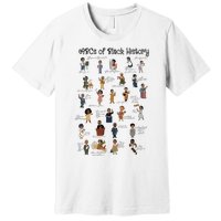 ABCs Of Black History Month Pride African American Teacher Premium T-Shirt