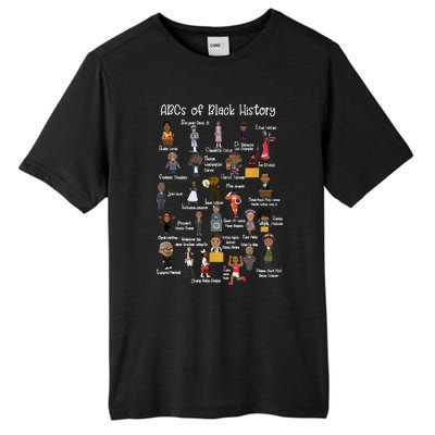 Abcs Of Black History Month Gift Original Black History Funny Gift Tall Fusion ChromaSoft Performance T-Shirt