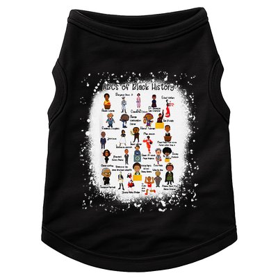 AbcS Of Black History Month Pride Teacher Doggie Tank