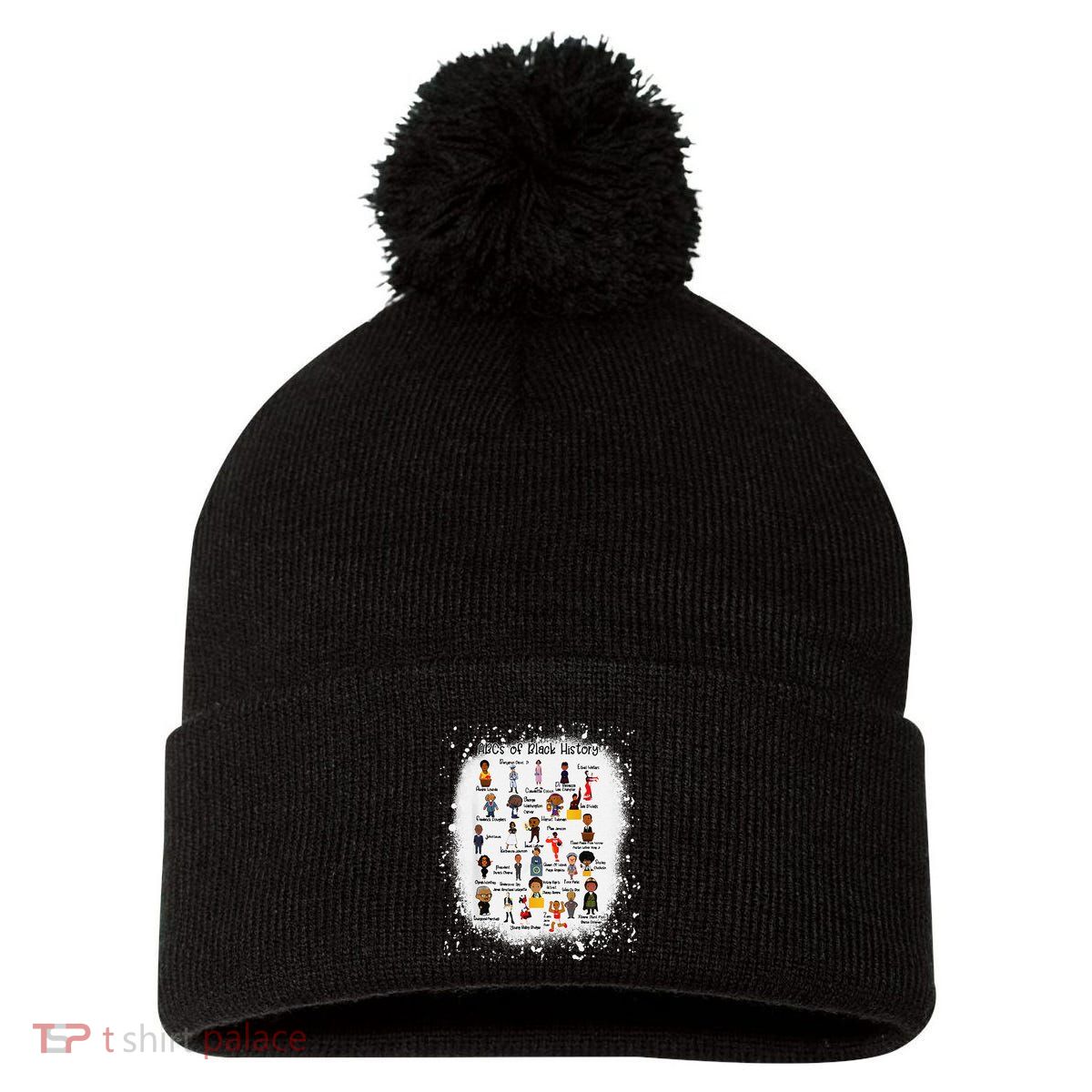 AbcS Of Black History Month Pride Teacher Pom Pom 12in Knit Beanie