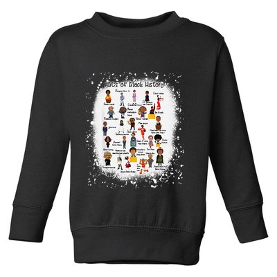 AbcS Of Black History Month Pride Teacher Toddler Sweatshirt