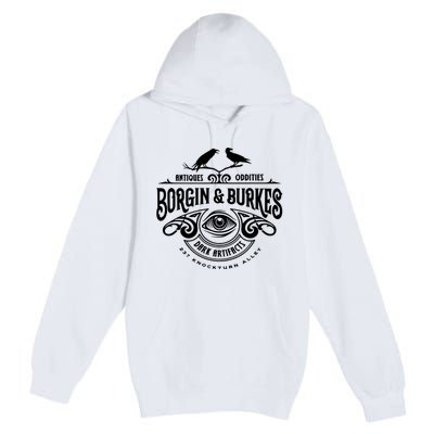 Antiques Oddities Borgin And Burkes Dark Artifacts Raven Premium Pullover Hoodie