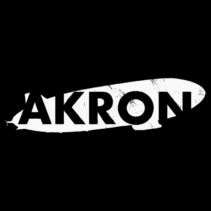 Akron Ohio Blimp Over Summit County Vintage Distressed Style Backpack