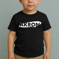 Akron Ohio Blimp Over Summit County Vintage Distressed Style Toddler T-Shirt