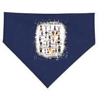 ABCs Of Black History Month Teacher African American Pride USA-Made Doggie Bandana