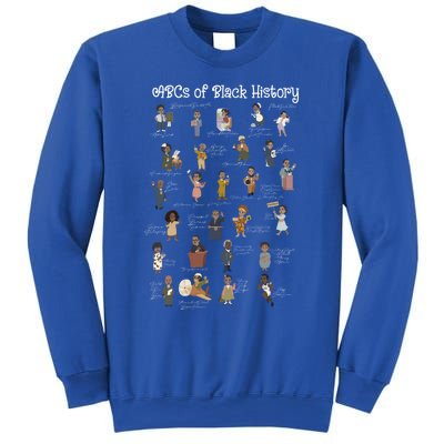 Abcs Of Black History Month Pride African American Teacher Funny Gift Sweatshirt