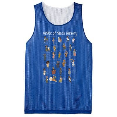 Abcs Of Black History Month Pride African American Teacher Funny Gift Mesh Reversible Basketball Jersey Tank