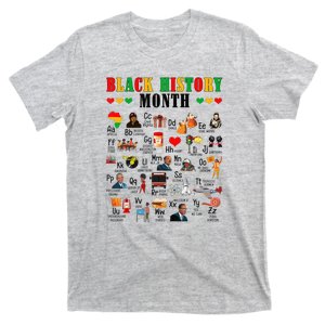 ABCs Of Black History Month Pride African American Teacher T-Shirt