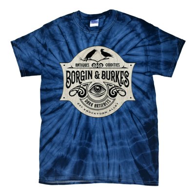 Antiques Oddities Borgin And Burkes Dark Artifacts Raven Tie-Dye T-Shirt