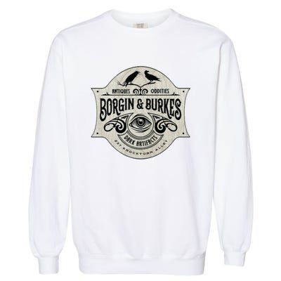 Antiques Oddities Borgin And Burkes Dark Artifacts Raven Garment-Dyed Sweatshirt