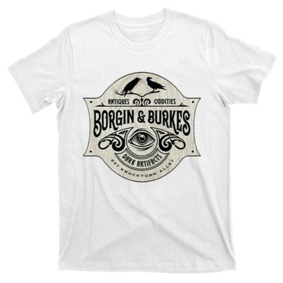 Antiques Oddities Borgin And Burkes Dark Artifacts Raven T-Shirt