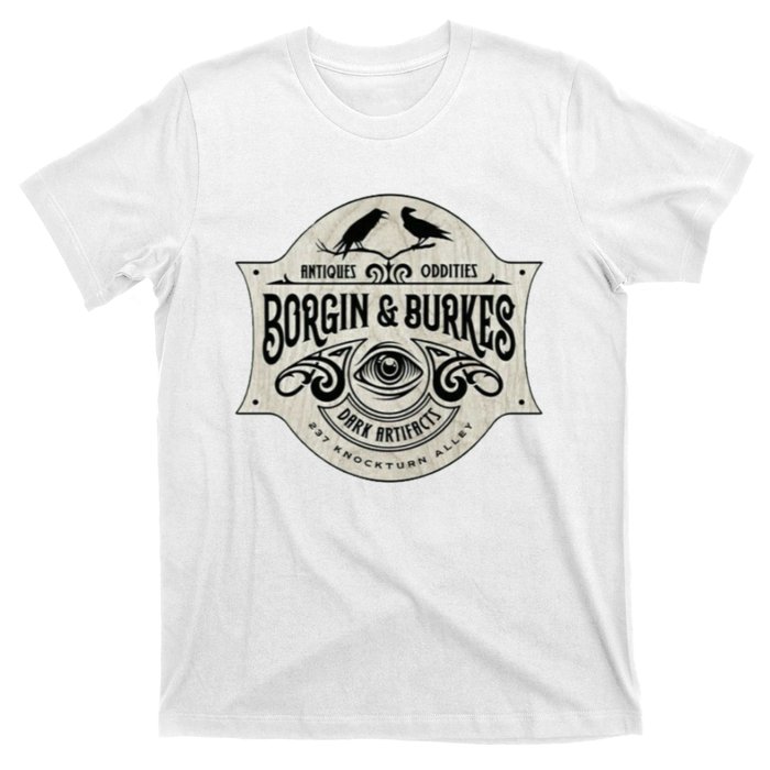 Antiques Oddities Borgin And Burkes Dark Artifacts Raven T-Shirt