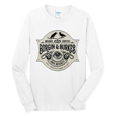 Antiques Oddities Borgin And Burkes Dark Artifacts Raven Tall Long Sleeve T-Shirt