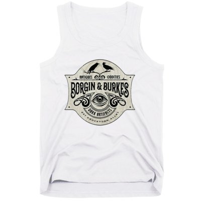 Antiques Oddities Borgin And Burkes Dark Artifacts Raven Tank Top