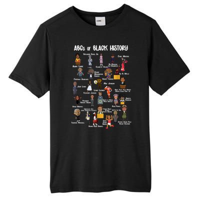 ABCs Of Black History Tall Fusion ChromaSoft Performance T-Shirt