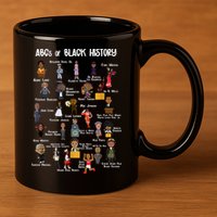 ABCs Of Black History 11oz C Handle Ceramic Mug