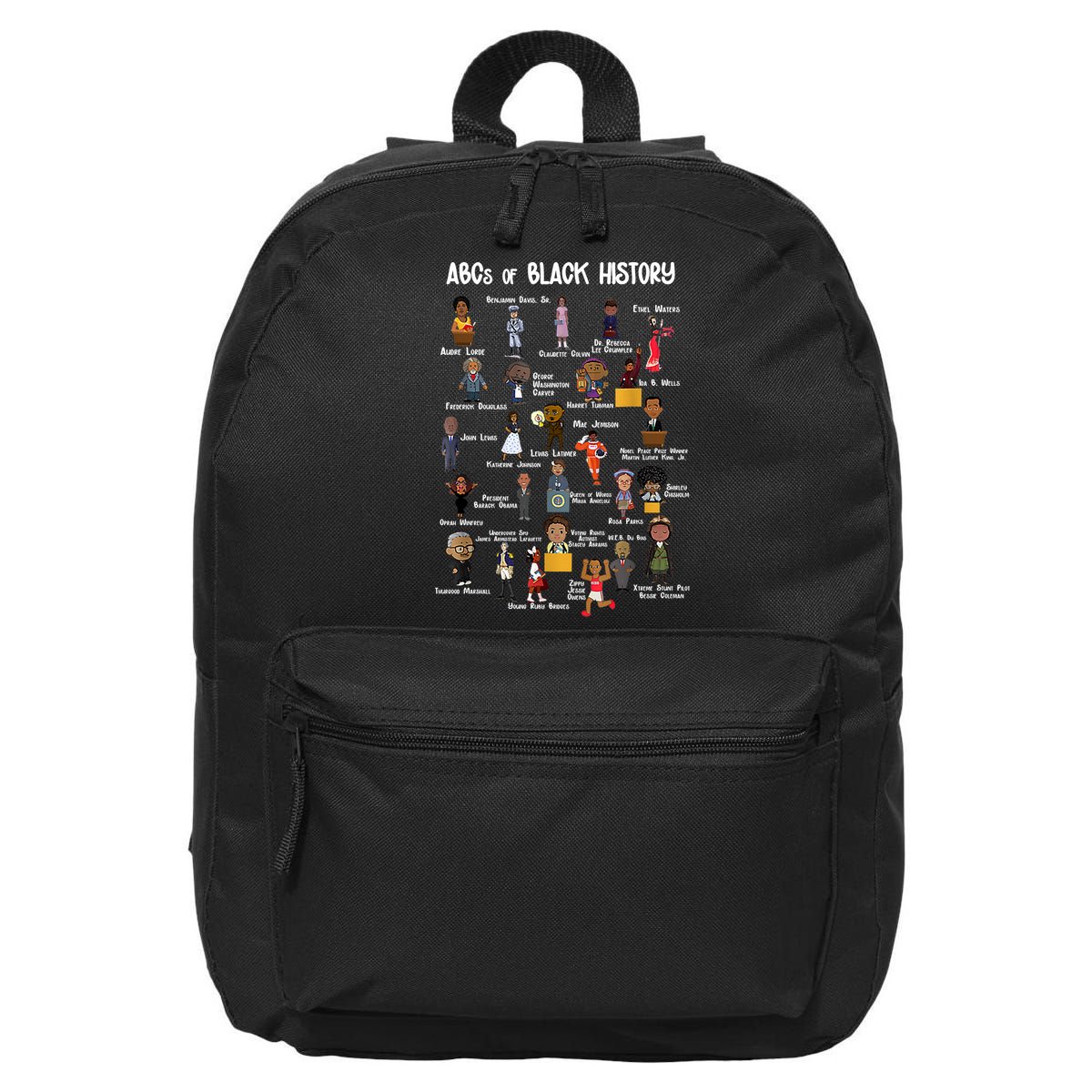 ABCs Of Black History 16 in Basic Backpack