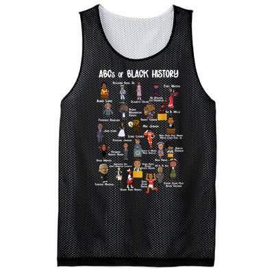 ABCs Of Black History Mesh Reversible Basketball Jersey Tank