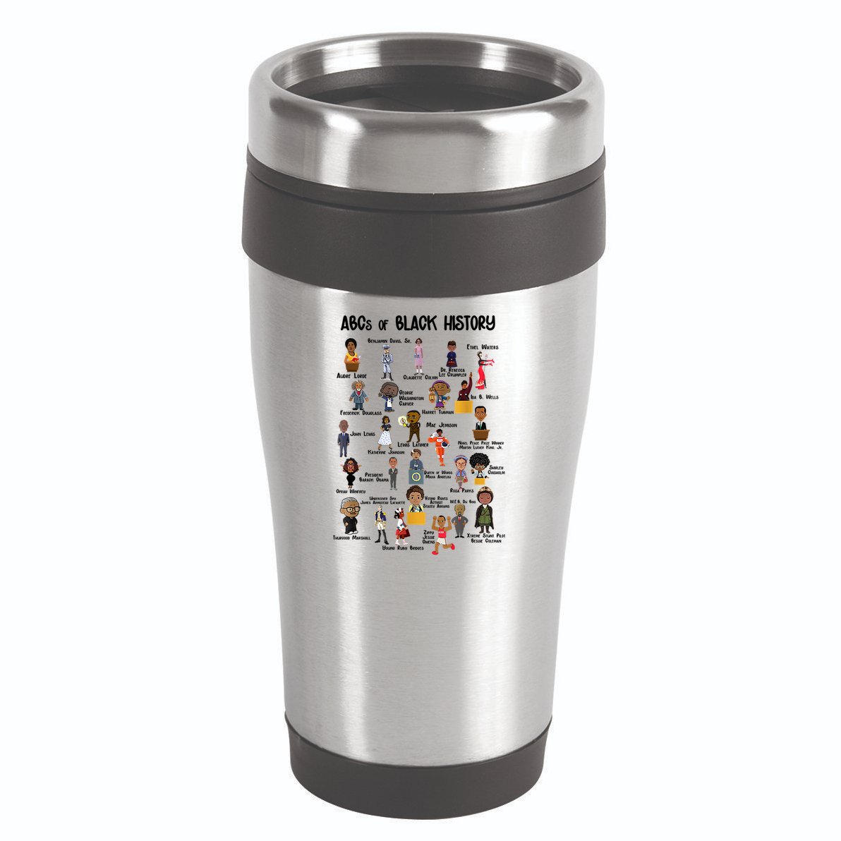 ABCs Of Black History 16oz Travel Tumbler