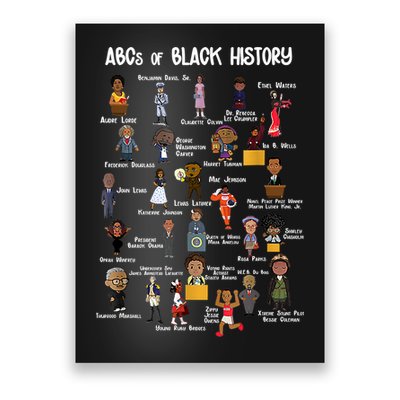 ABCs Of Black History Poster