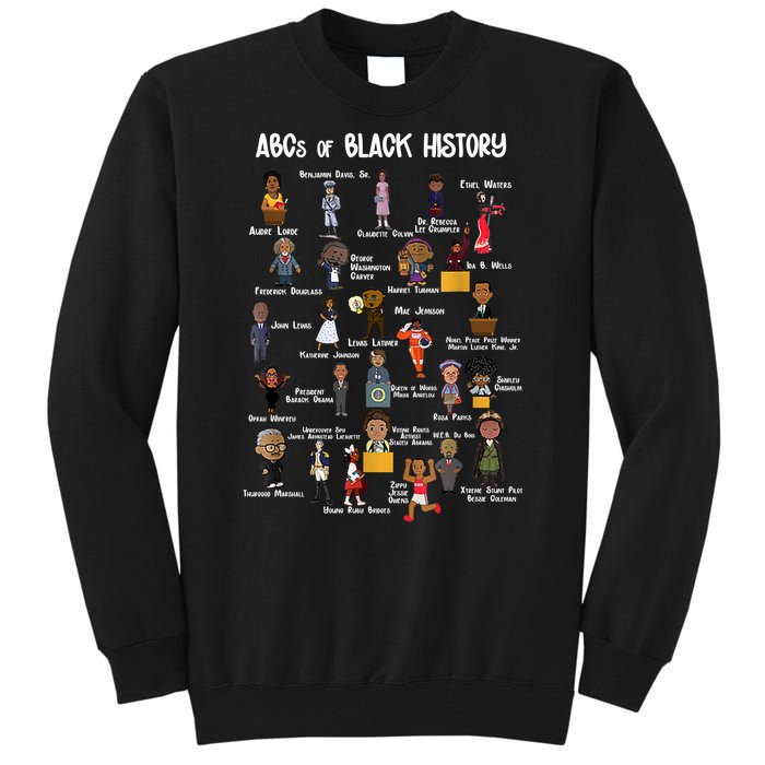 ABCs Of Black History Tall Sweatshirt